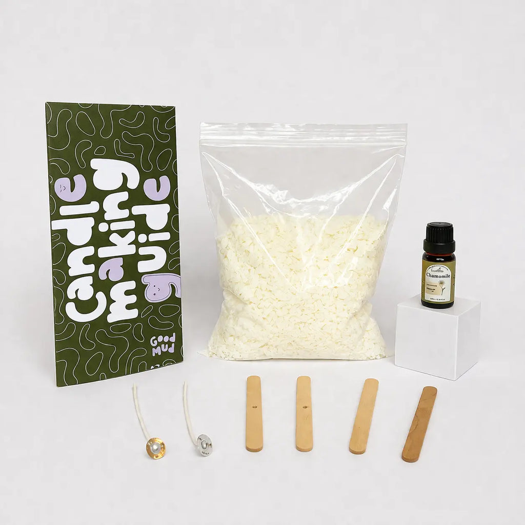Good Mud candle making kit add-on chamomile 